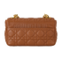 Small Caro Shoulder Bag, £1,900, Handbags, Tan, Leather, Back view